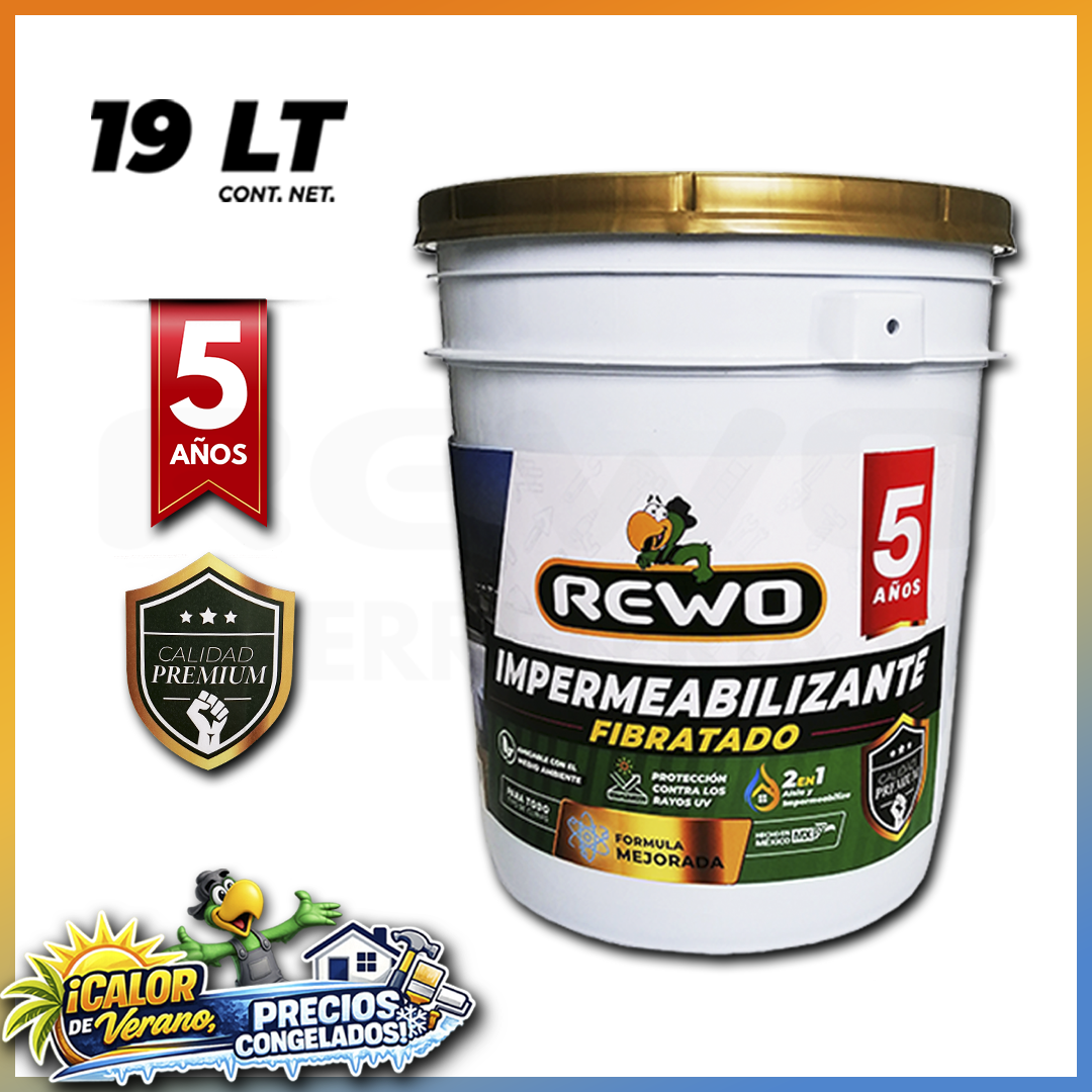REWO IMPERMEABILIZANTE 5 AÑOS CUBETA