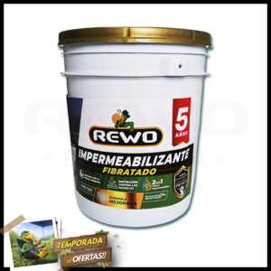REWO IMPERMEABILIZANTE 5 AÑOS CUBETA