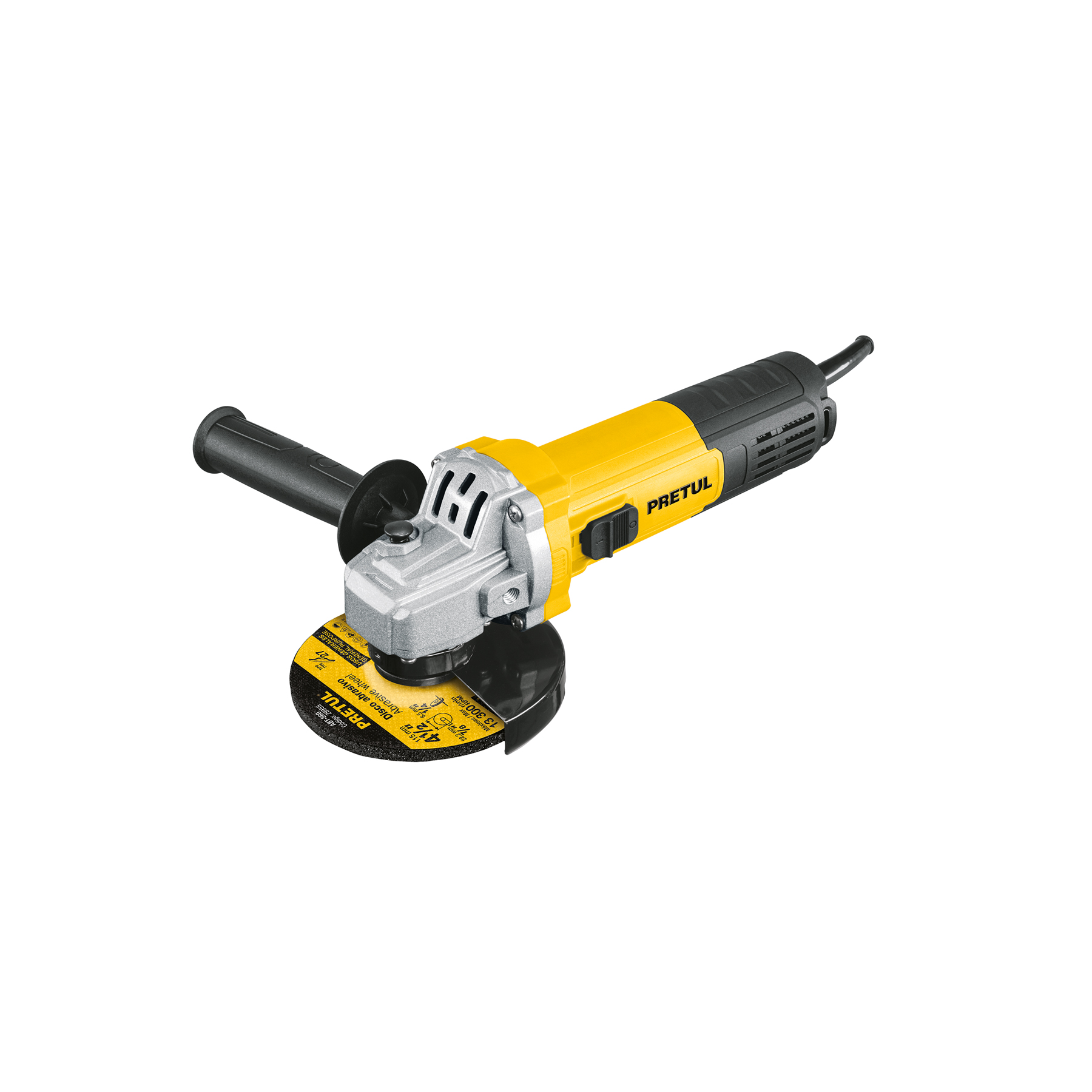 PRETUL ESMERILADORA ANGULAR 4 1/2 550W ESMA-4-1/2P5 28236