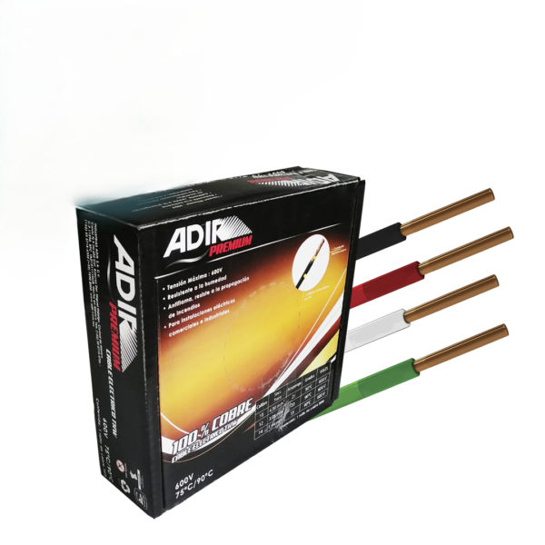CABLE 12¨ BLANCO, ROJO, NEGRO O VERDE