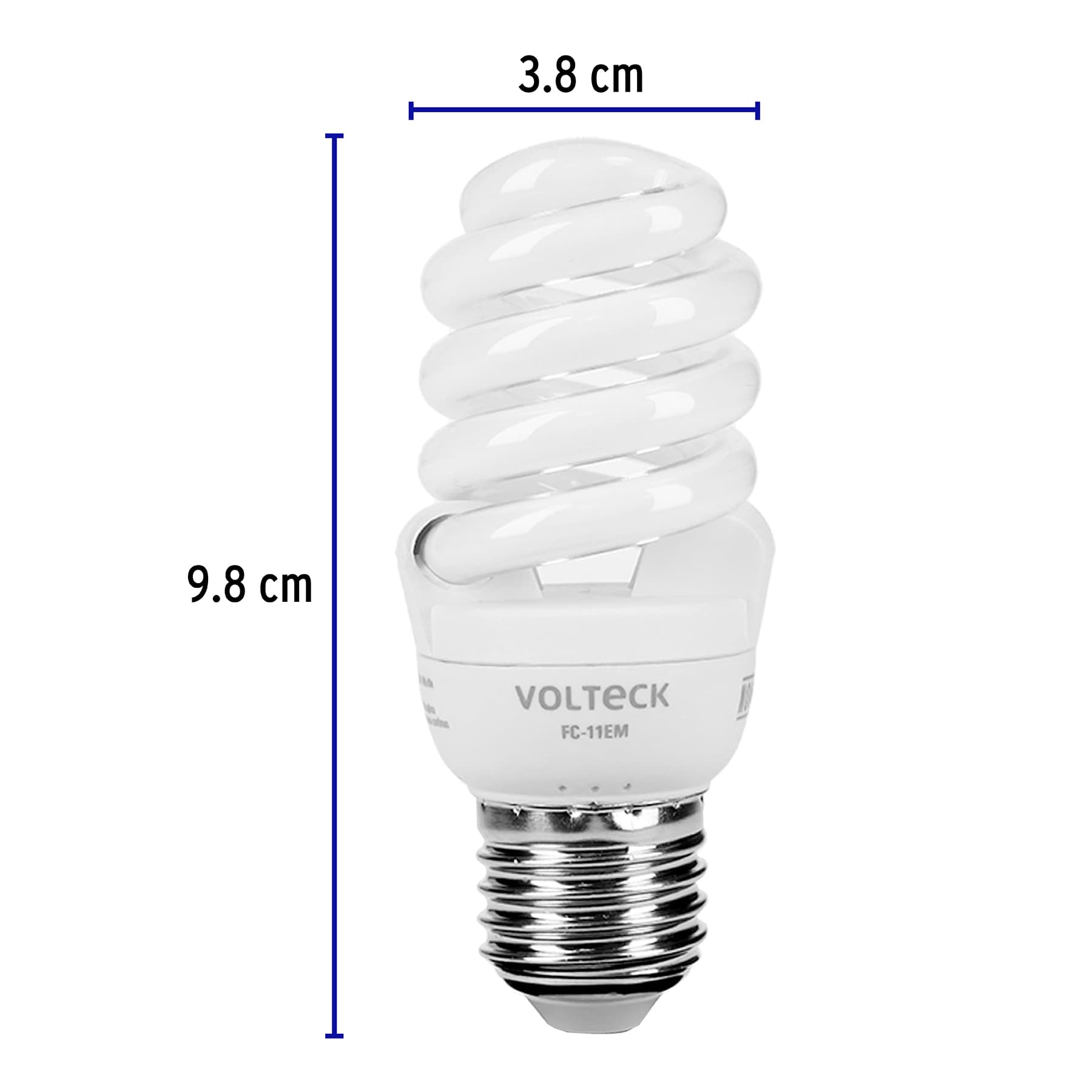 VOLTECH FOCO ESP MINI 45W LUZ CALIDA FC-11EM 48503 - Image 2