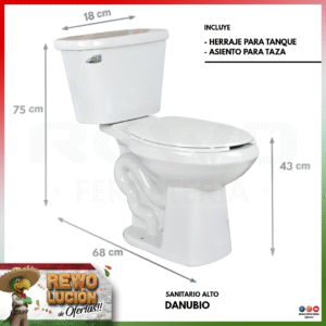 SANITARIO DANUBIO BLANCO