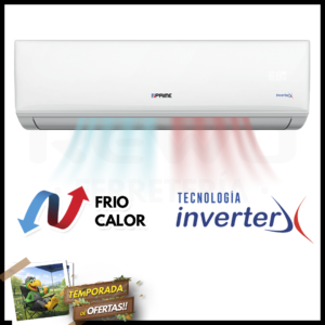 MINISPLIT PRIME DAEWOO 1 TON 110 V FRIO CALOR INVERTER EMPRN121-B /EMPRN121-R3 /EBDIH101F