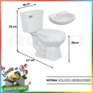 PAQUETE SANITARIO FLORENCIA Y LAVABO GENOVA