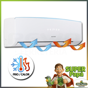 Minisplit Prime 1 Tonelada Frio/Calor 110v