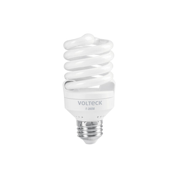 LÁMPARA ESPIRAL MINI T2 VOLTECK 20W LUZ DE DÍA 6500K EN BLÍSTER