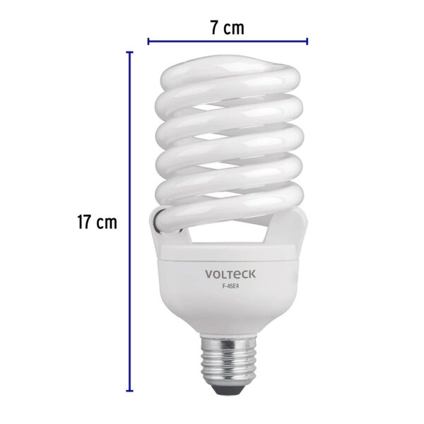 LÁMPARA ESPIRAL T4 45W LUZ DE DÍA (CAJA) TRUPER - Image 2