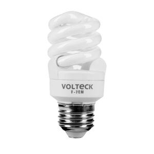 LÁMPARA ESPIRAL MINI T2 VOLTECK 7W LUZ DE DÍA 6500K EN BLÍSTER