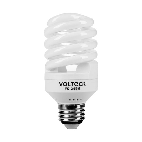 LÁMPARA ESPIRAL MINI T2 VOLTECK 20W LUZ CÁLIDA EN BLÍSTER