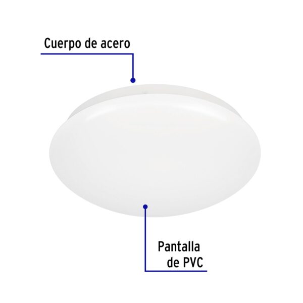 VOLTECK LUMINARIO PLAFÓN 18 LEDS LUPL-10L 47375 - Image 3