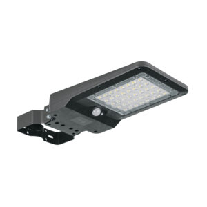 LUMINARIO SUBURBANO SOLAR LED 8W 6500K CON SENSOR DE LUZ