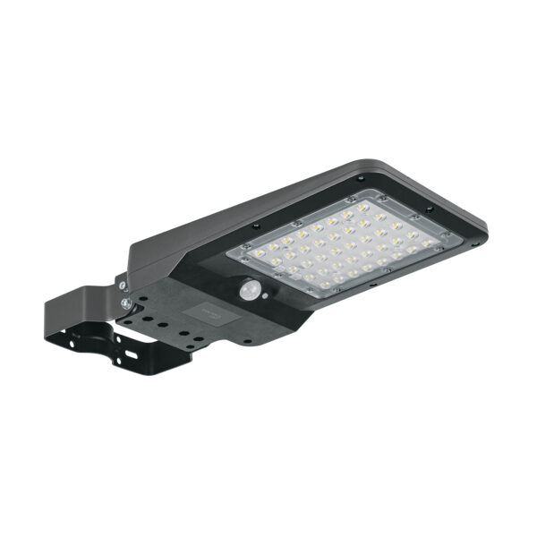 LUMINARIO SUBURBANO SOLAR LED 8W 6500K CON SENSOR DE LUZ