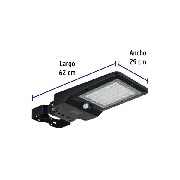 LUMINARIO SUBURBANO SOLAR LED 8W 6500K CON SENSOR DE LUZ - Image 4