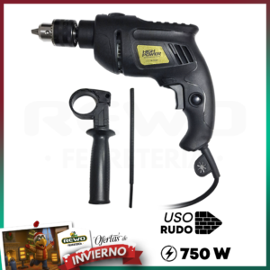 HIGH POWER TALADRO ROTOMARTILLO 1/2” REVERSIBLE HIGTR-7513HP