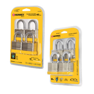 PRO CANDADO CUEPO LAM JGO C/4 CLAM-50X4P 20508