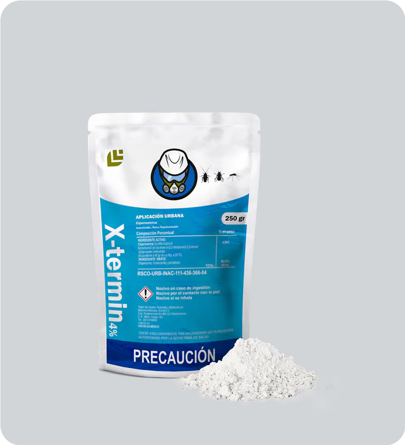 VENENO X-TERMIN 4 POR CIENTO APLICACION URBANA 250 GR