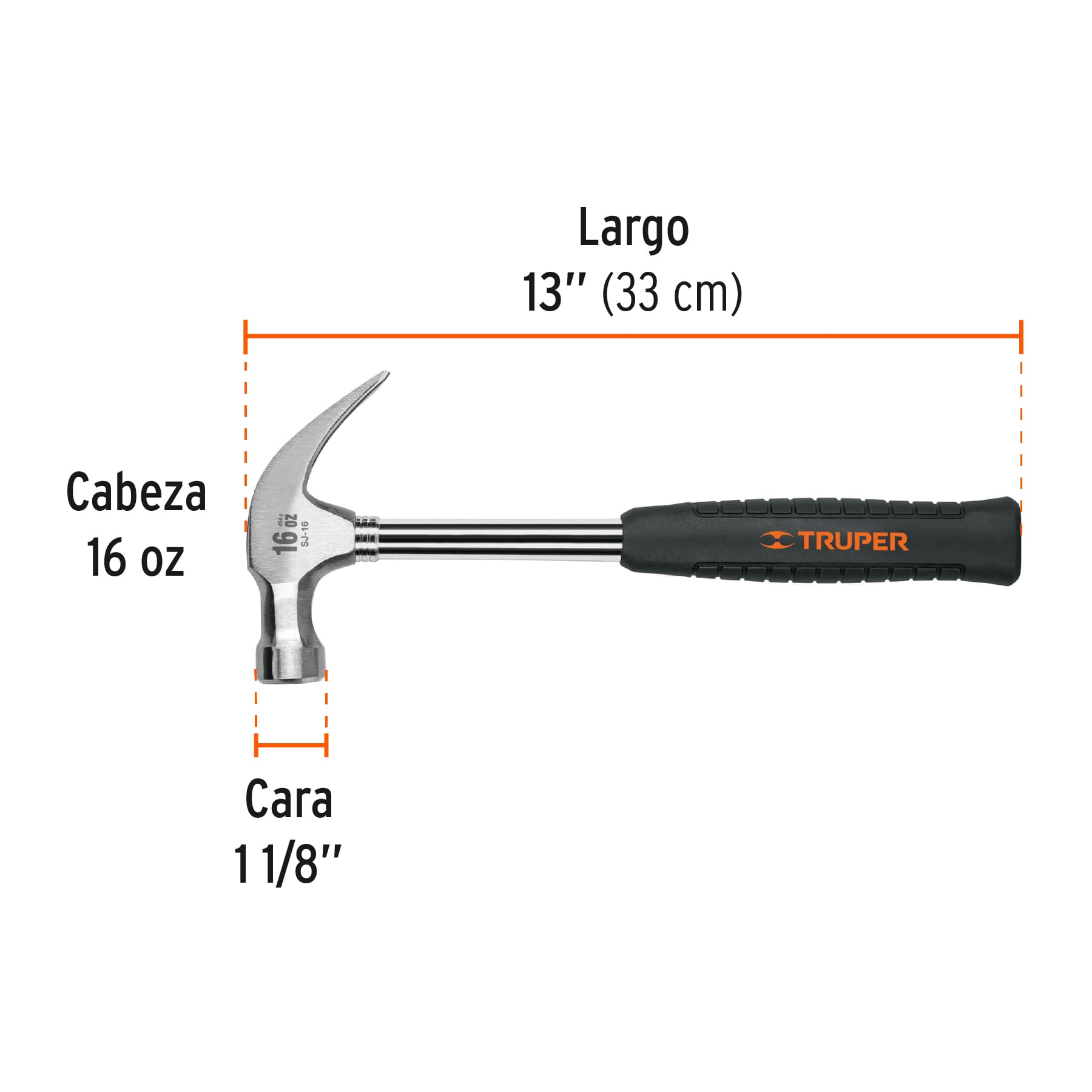 TRU MARTILLO FIERRO SJ-16 16700 - Image 2