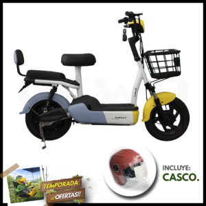 BICICLETA ELECTRICA NUEVA MODELO VMP S5 MARCA EVOBIKE POTENCIA 350 W BATERIA 48V/ 12 AH TRANSMISION