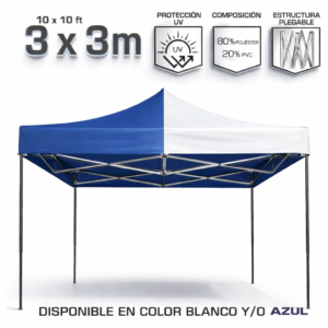 OAKLAND TOLDO PLEGABLE REFORZADO 3X3 MODELO TA-0303