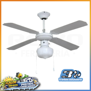 CNX VENTILADOR DE TECHO DECORATIVO 42" ABA-011