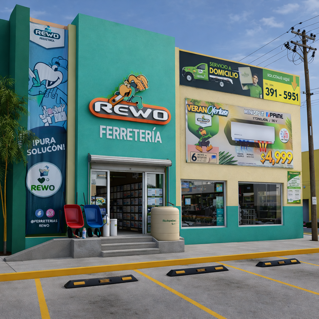 Ubicación sucursal REWO Tecnológico Chihuahua