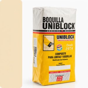 UNIBLOCK BOQUILLA BEIGE SACO 10 KG