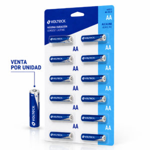 VOLTECK TARJETA DESPACHADORA C/16 PILAS ALCALINAS AA 46012
