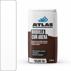 ATLAS BOQUILLA ARENA BLANCA SACO 10 KG