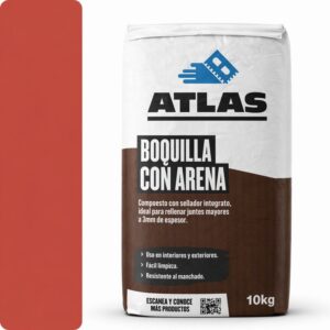 ATLAS BOQUILLA ARENA LADRILLO SACO 10 KG