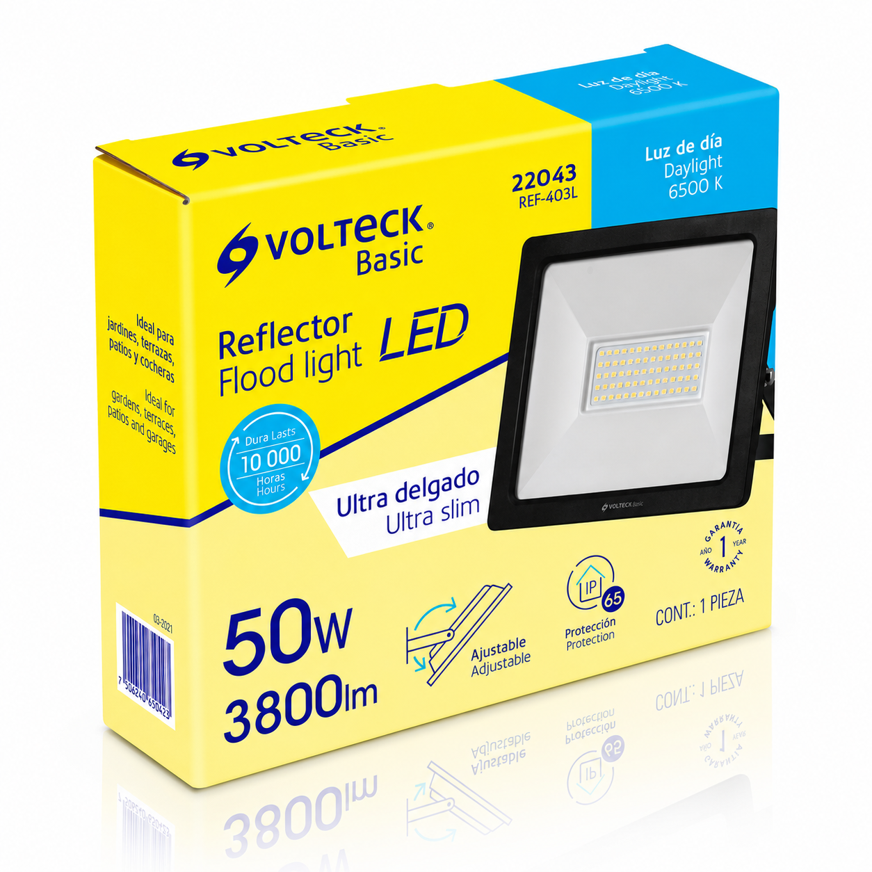 VOLTECK REFLECTOR DE LED 50 W REF-403L 22043