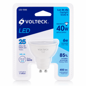 VOLTECK LAMPARA LED MR 16 BASE GU10 LED-106E 46217