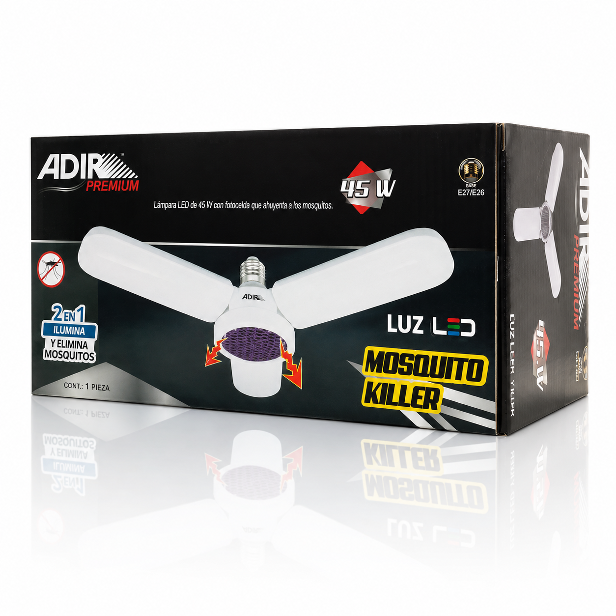 ADIR LAMPARA LED 45 W TIPO VENTILADOR CON MATA INSECTOS 10706
