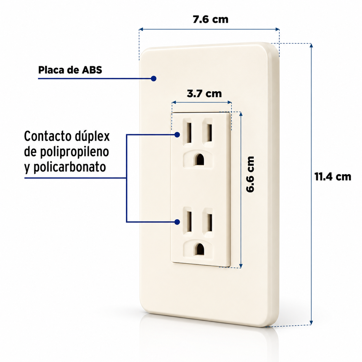 VOLTECH TOMA DOBLE POLAR. Y ATERR. CODO-I 48110 - Image 2