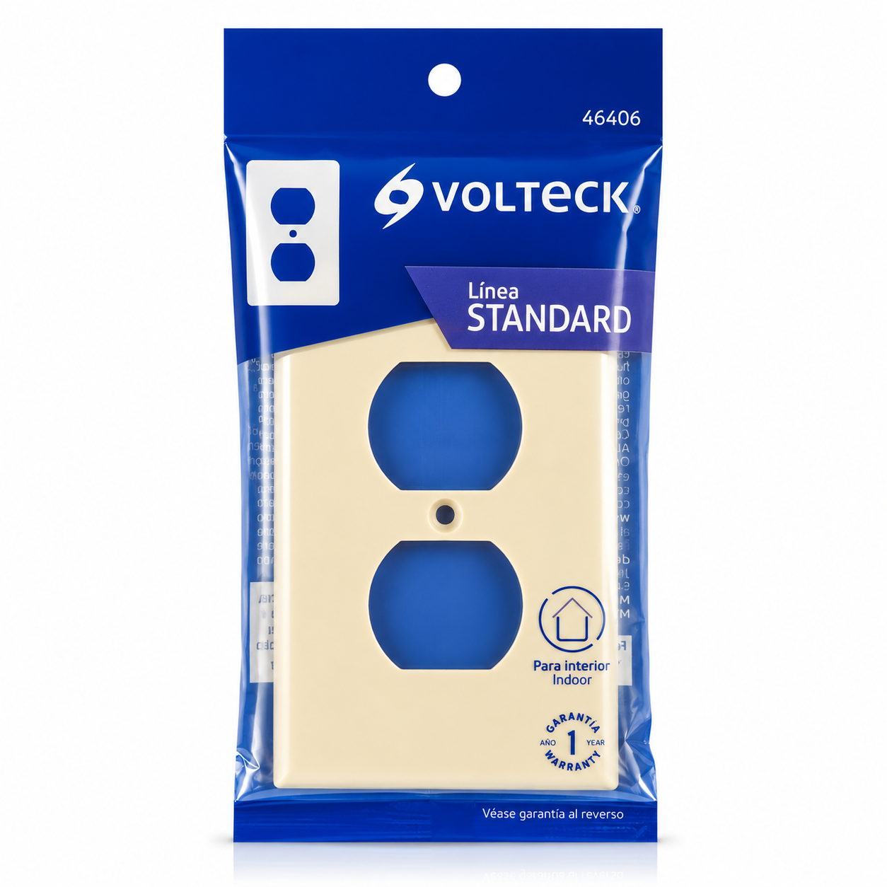 VOLTECH TAPA PLAST. DOBLE STD PPDO-S 46406