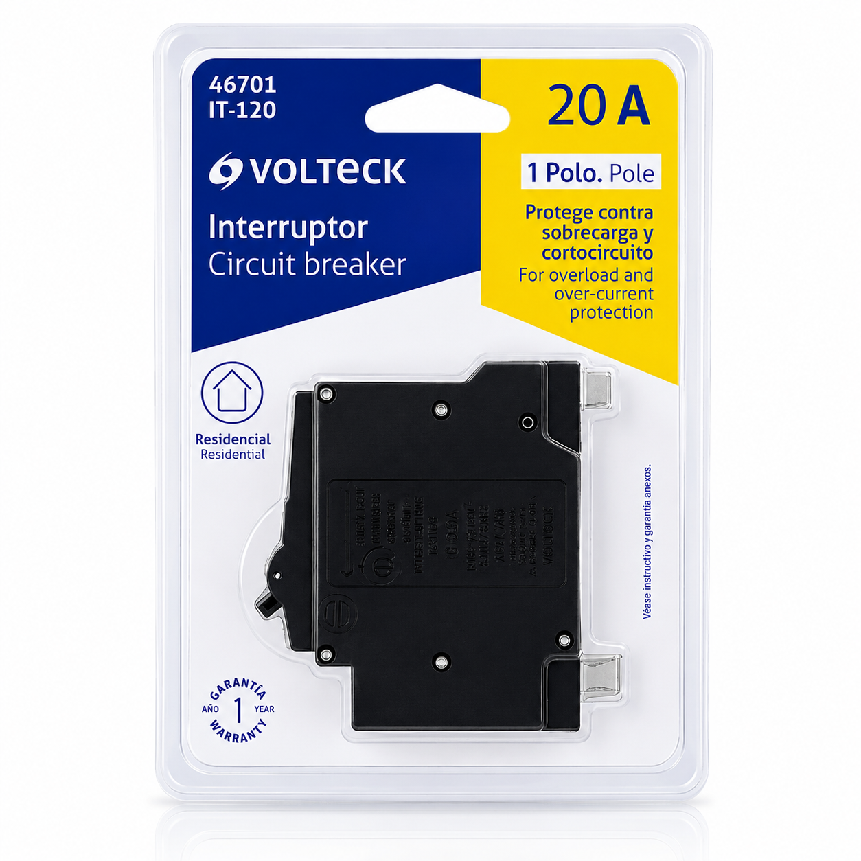VOLTECH BRAKER 20A IT-120 46701