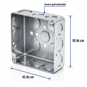 VOLTECH CAJA CUADRADA 4X4 CCH-4X4C 46321