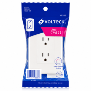 VOLTECH TOMA DOBLE OSLO CODO-OB 48309