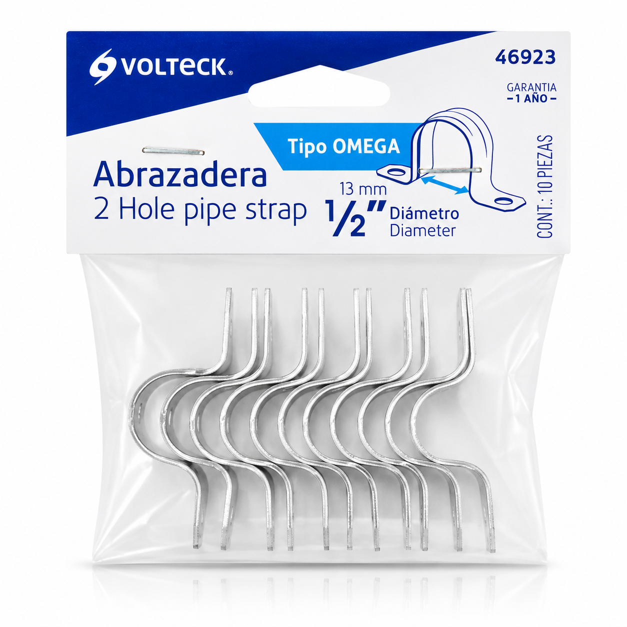 VOLTECH ABRAZADERA OMEGA 1/2 AO-1/2 46923