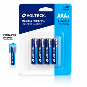 VOLTECH PILA ALCALINA AAA AL-AAA 46316