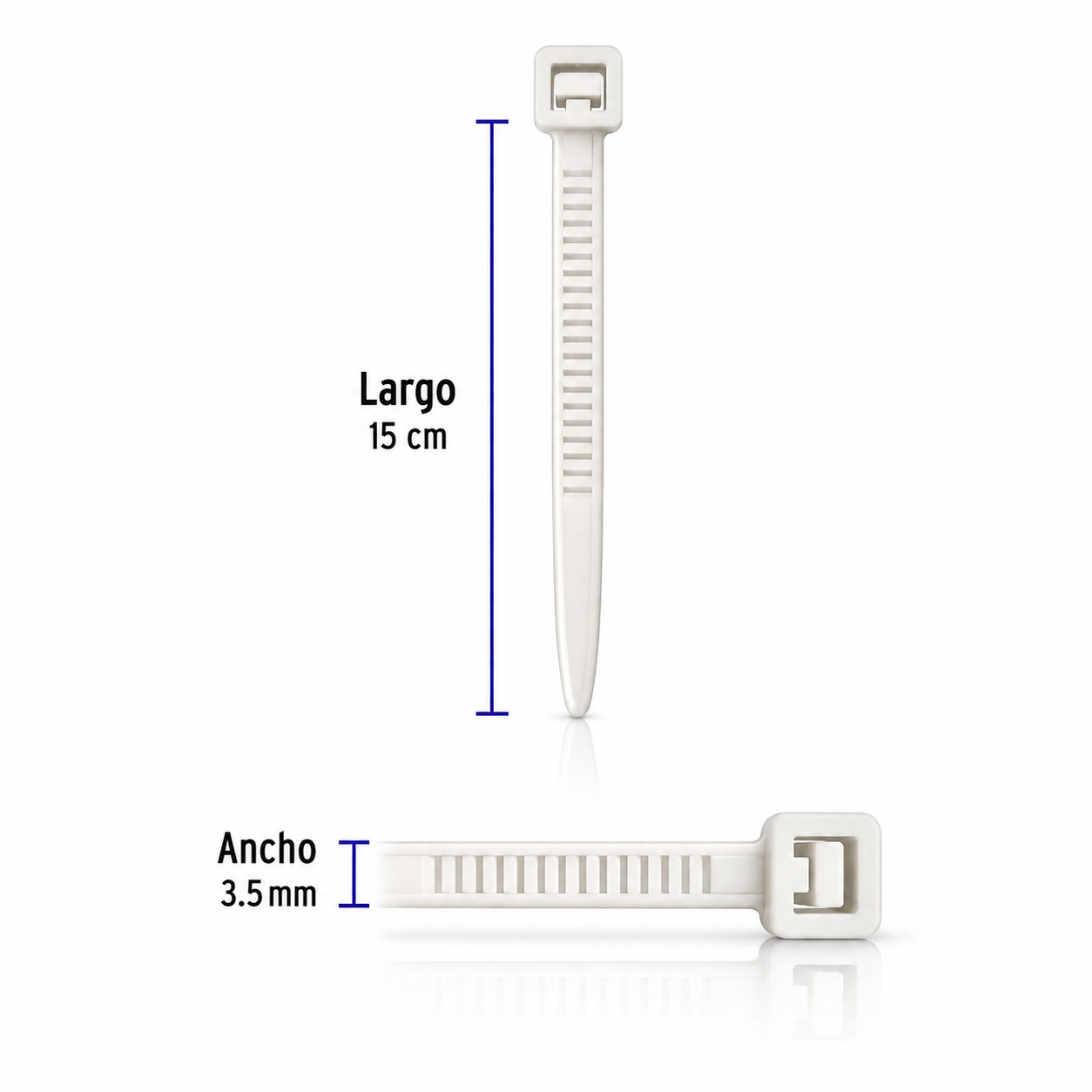VOLTECK CINCHO PLASTICO 15CM C/50 CIN-4015 12308 / 44303 - Image 2