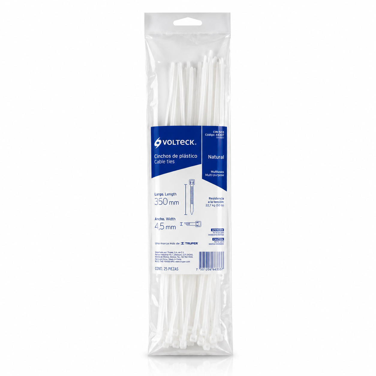 VOLTECH CINCHO 350MM C/25 CIN-5035 44309