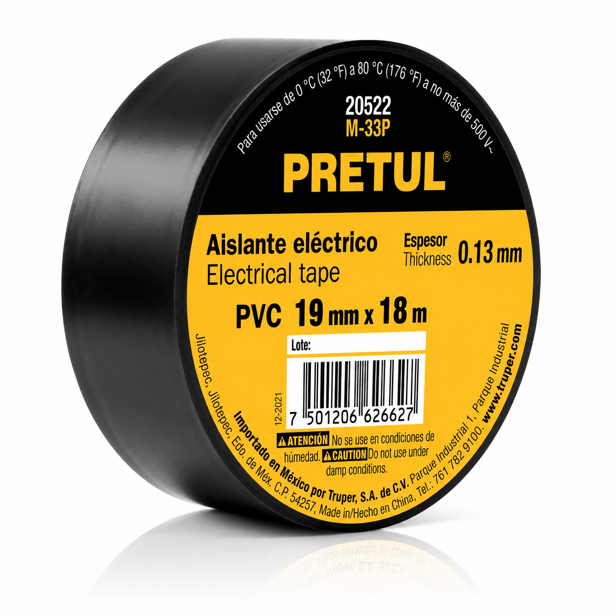 TRU CINTA AISLAR 18MT M-33P 20522