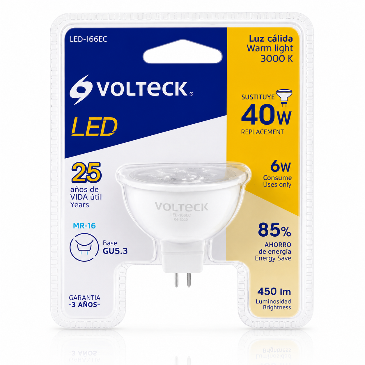TRU LED T/MR 16, B/GX5.3 LED-166EC 46179