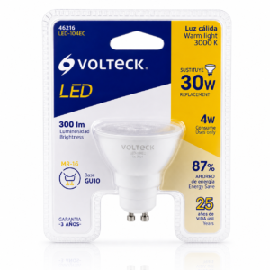 VOLTECH LED MR16 B/CU10 4W AMAR LED-104EC 46216