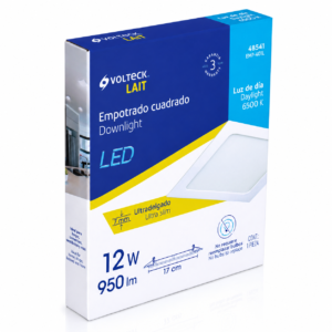 VOLTECH EMPOTRADO CUA ULTRA DEL 12W EMP-401L 48541